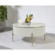 Paloma 33.25 X 17.75 inch High Gloss Cream Lift Top Coffee Table, Lift Top